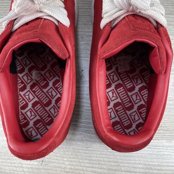 Puma Suede Classic Tones Lace Up  Mens Red Sneakers Casual Shoes 38955002 Sz: 9 - Picture 11 of 16